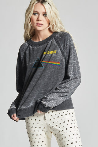 PINK FLOYD BURN OUT FLEECE SWEATSHIRT